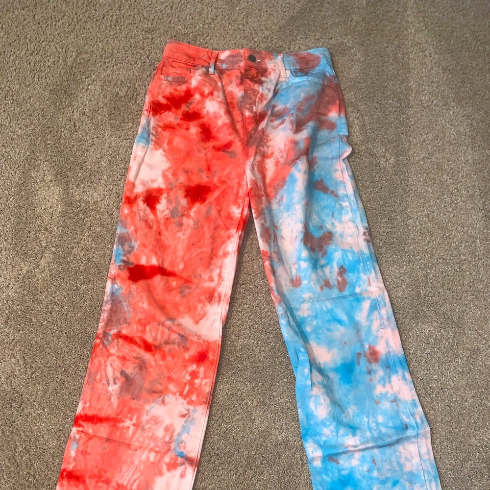 Boohoo tie dye pants— TAGS STILL ON